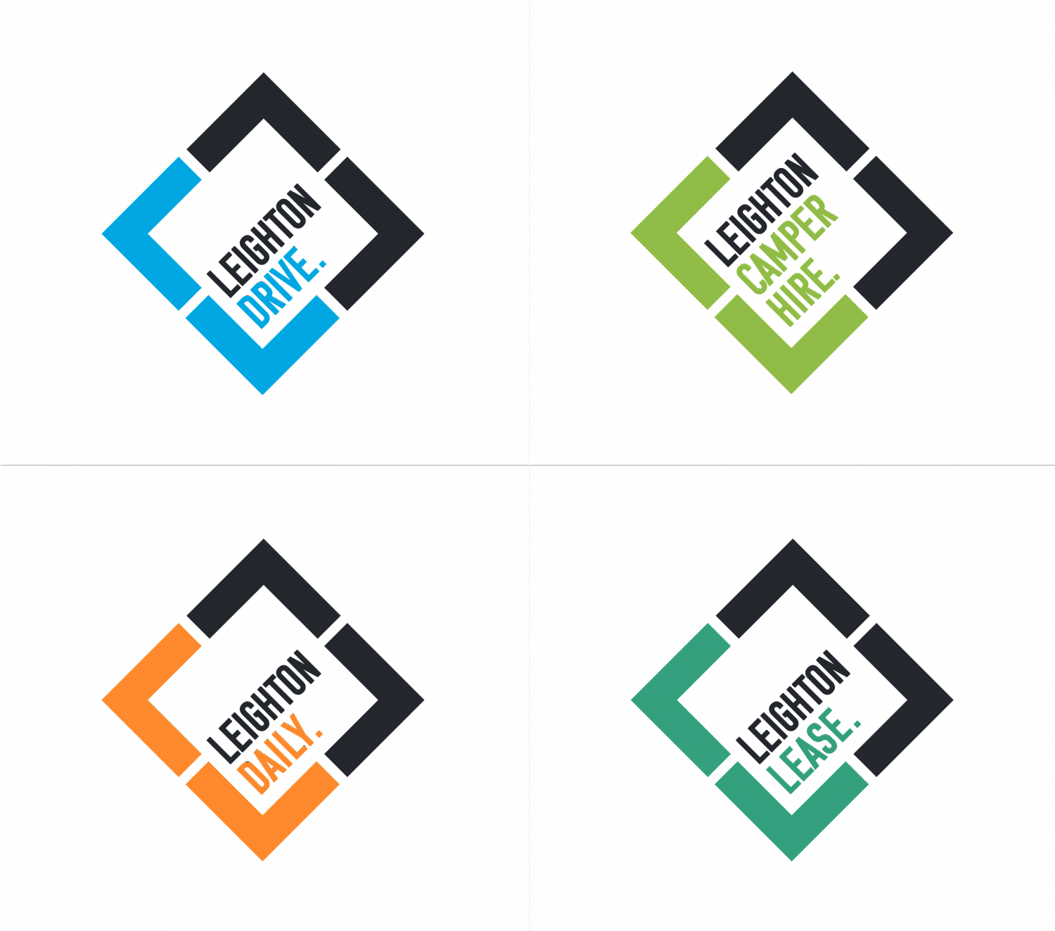 Leighton Drive Logos on Light Background